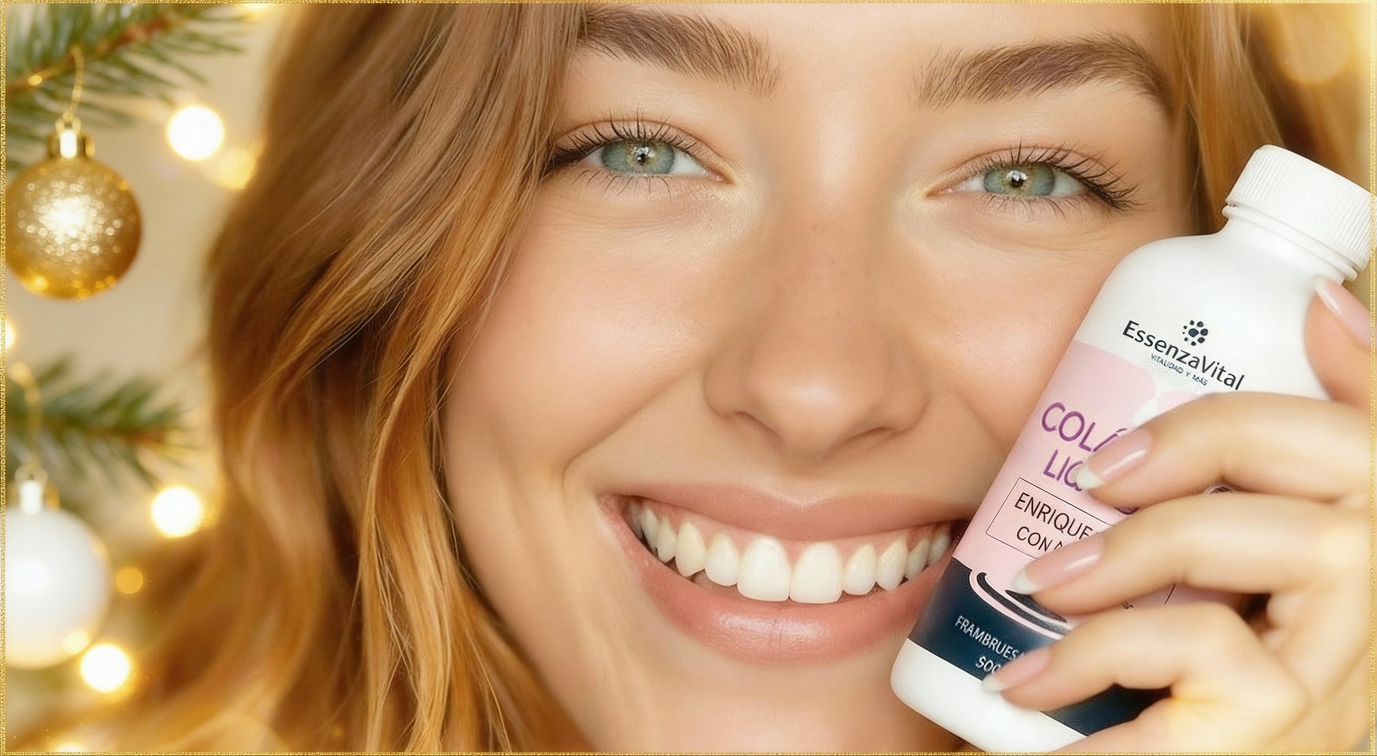 Women Smiling With EssenzaVital Liquid Collagen with NAD+